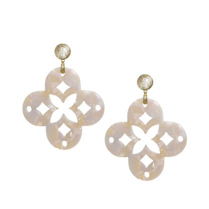 Kate Pearl White Ohrring