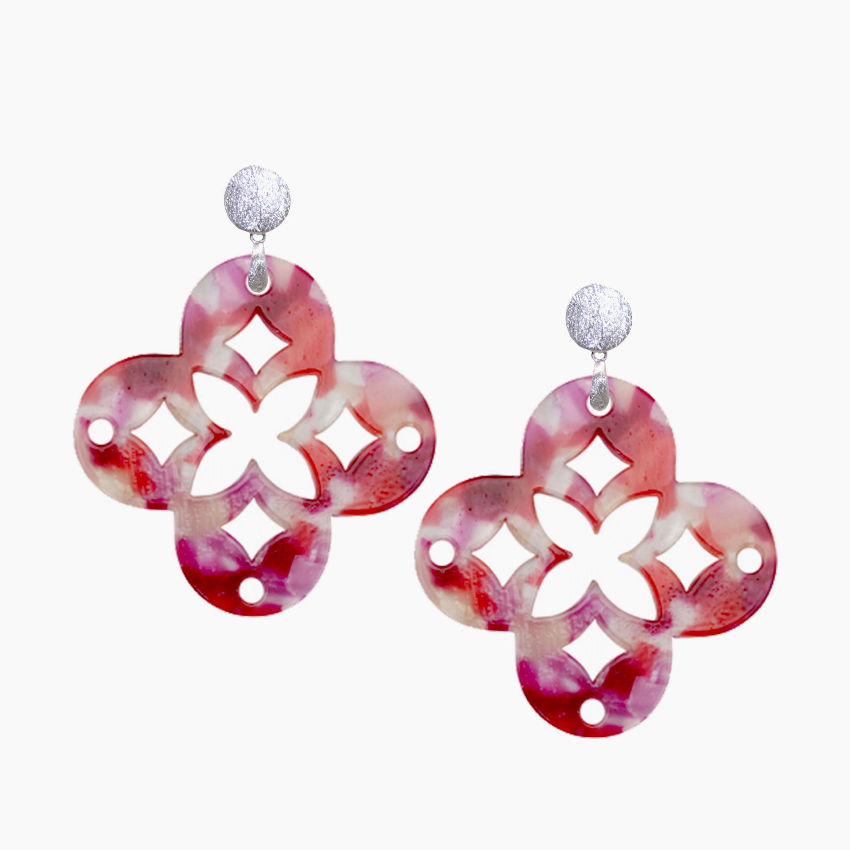 Kate Multicolor Pink Ohrring