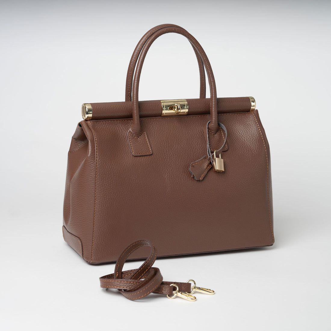 Ledertasche Nora Schoko