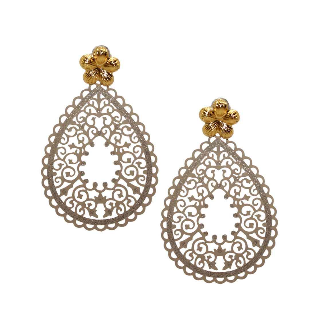 Milla Beige Ohrring