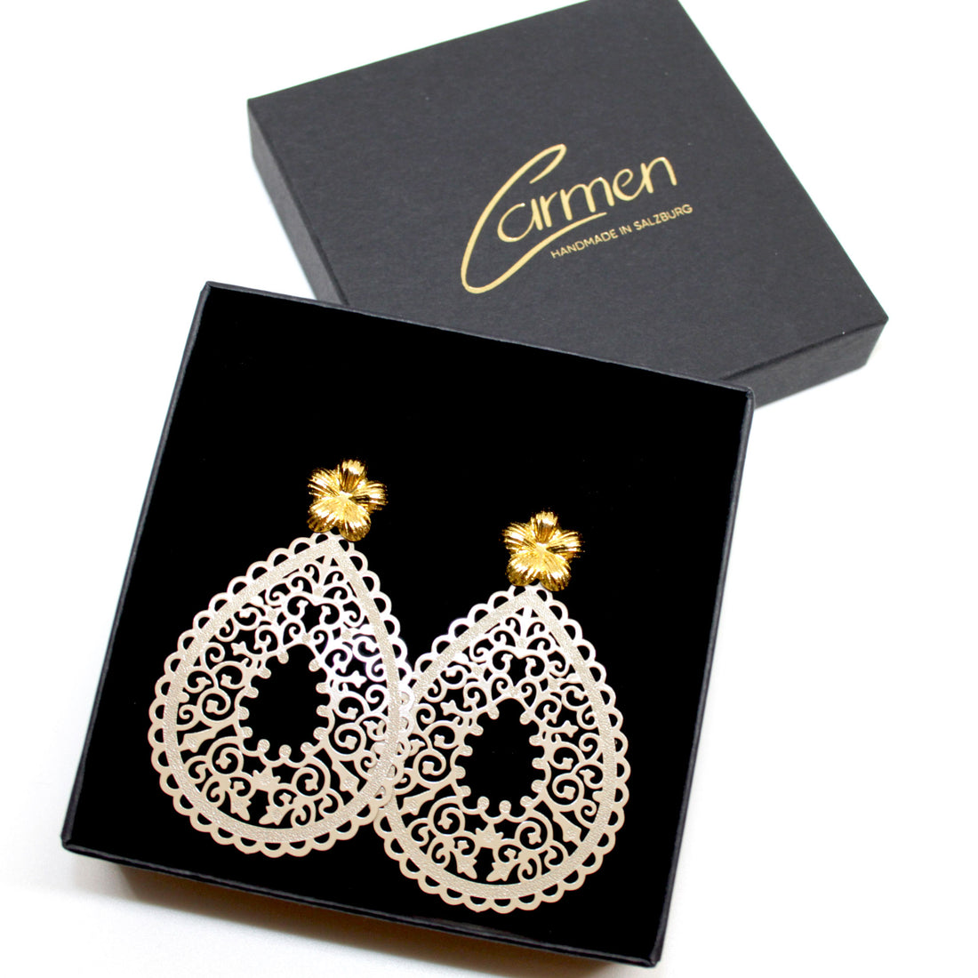 Milla Beige Ohrring