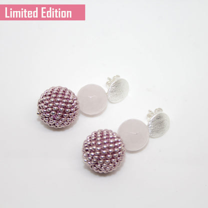 Pearl Ball Rosa Ohrring
