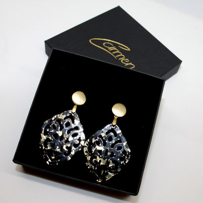 Jona Black Gold Ohrring