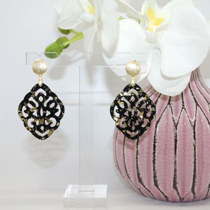 Jona Black Gold Ohrring