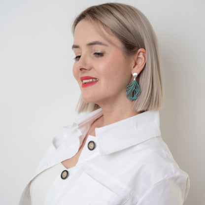 Sania Tuerkis-Petrol Hornohrring