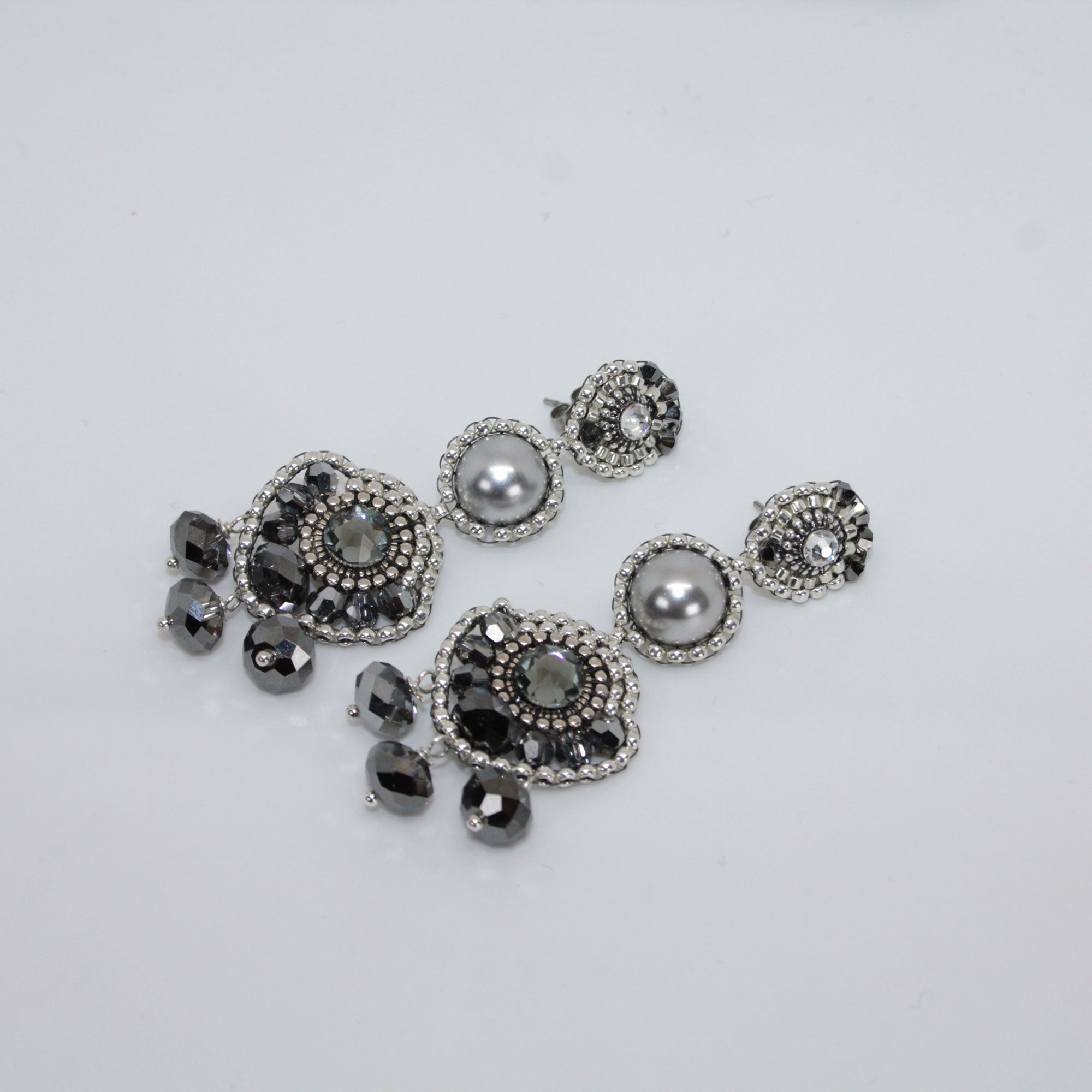 Silver Star Ohrring