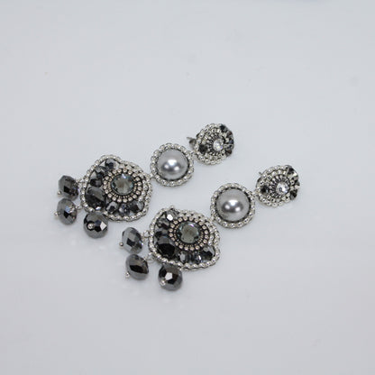 Silver Star Ohrring