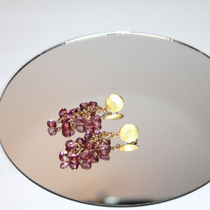Topas star Ohrring