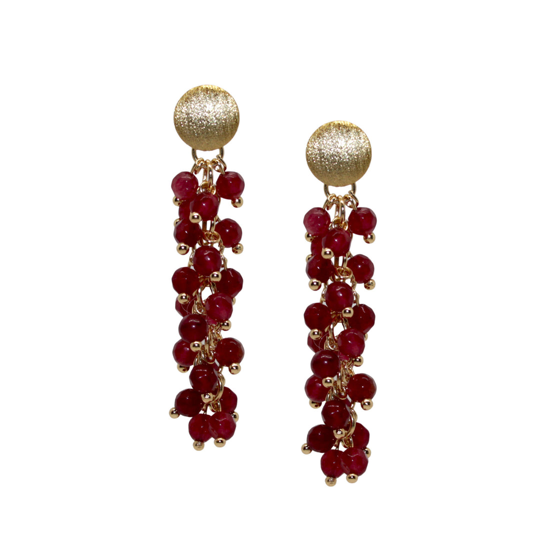 Variety Burgundy Ohrring handgefertigt