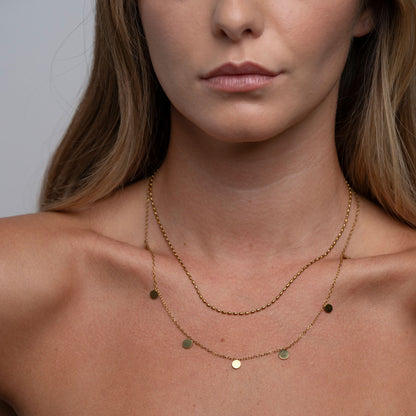 Halskette double Layering