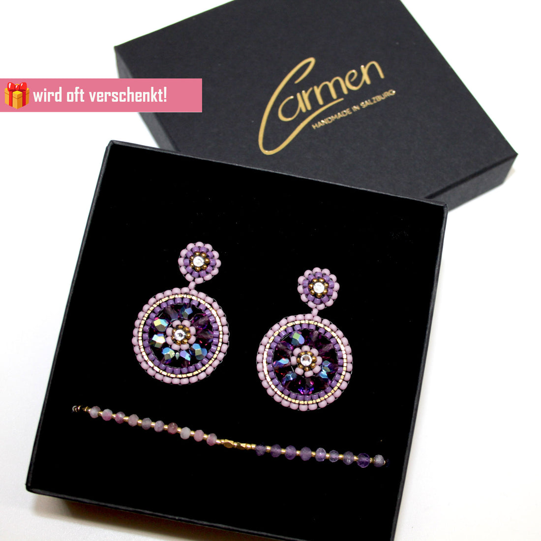 Package Lila Amethyst (Ohrring &amp; Armband)