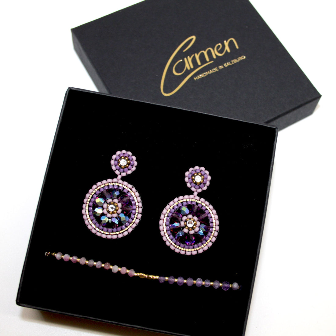 Package Lila Amethyst (Ohrring &amp; Armband)
