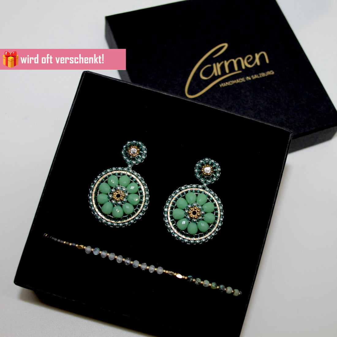 Package Grün (Ohrring &amp; Armband)