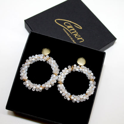 Classy Hoop White