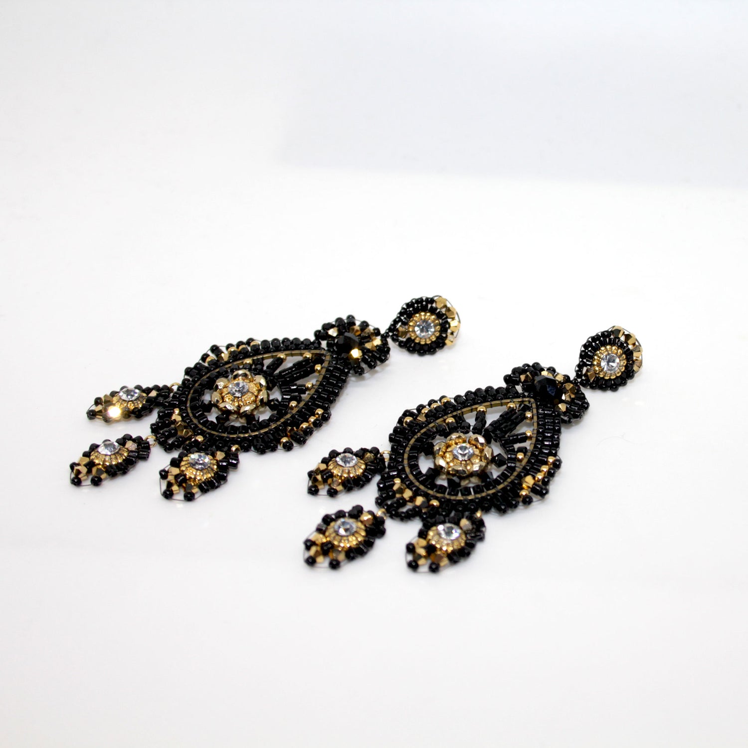 Moonlight exclusive Black Ohrring handgefertigt