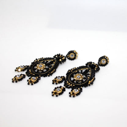 Moonlight exclusive Black Ohrring handgefertigt