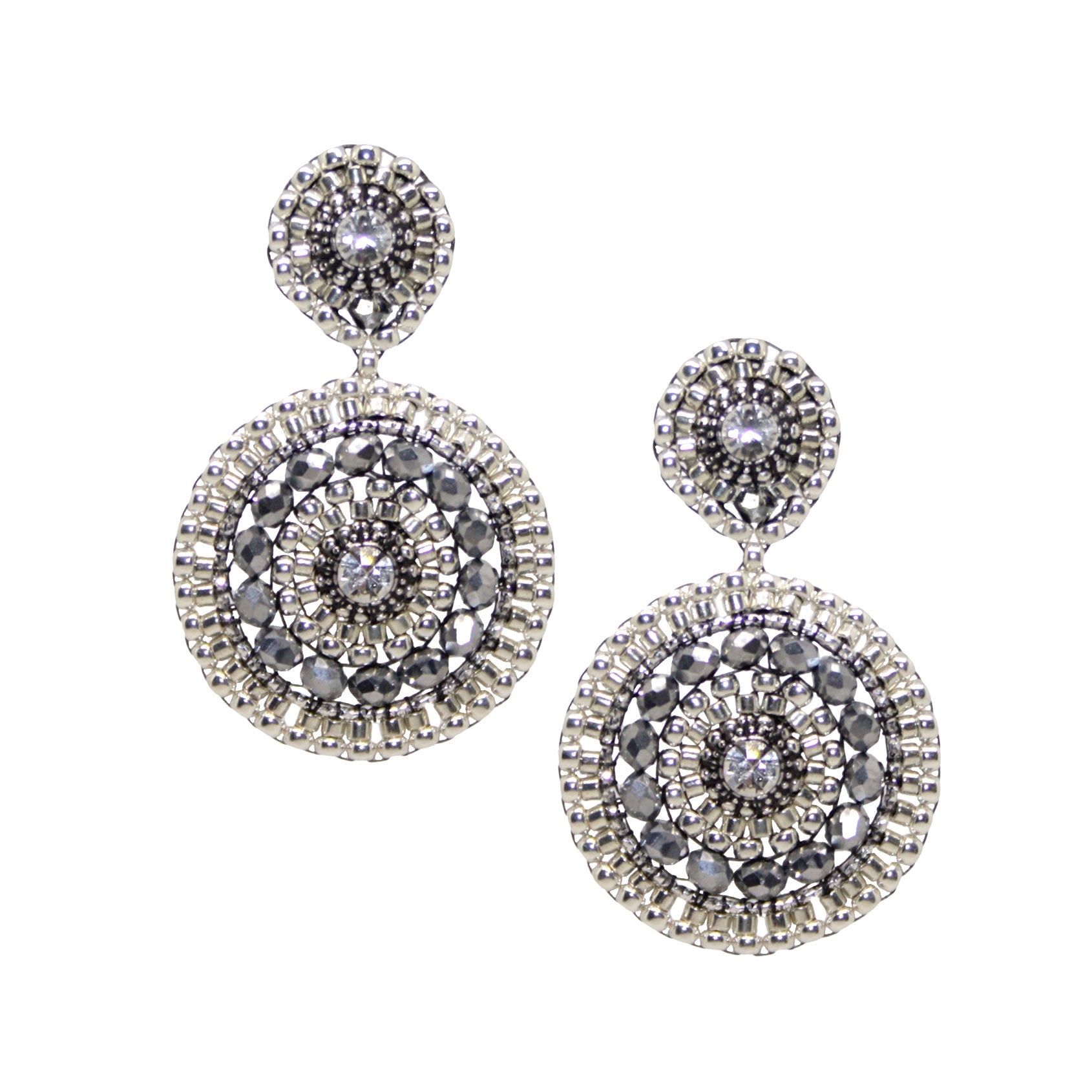 Roundup Girl Silber Ohrring handgefertigt in Österreich