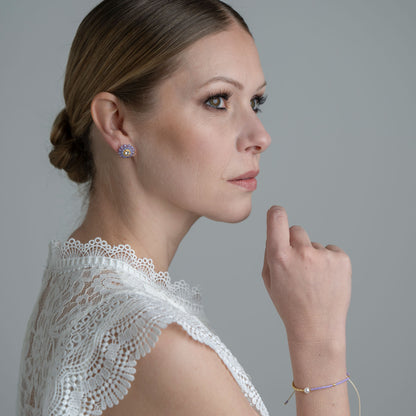 Package lila (Ohrringe &amp; Armband)