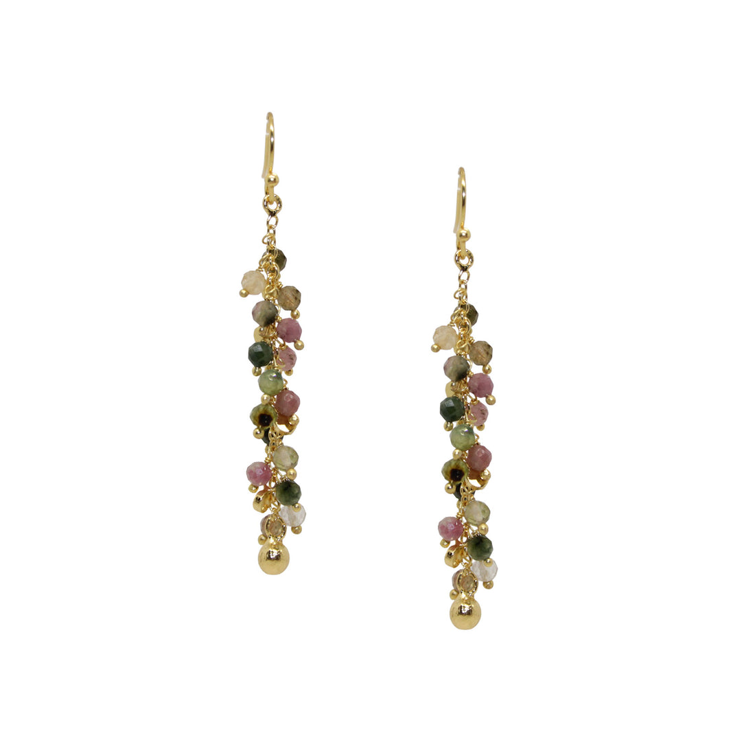 Turmalin Gemstone Ohrring