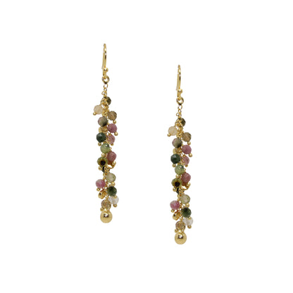 Turmalin Gemstone Ohrring