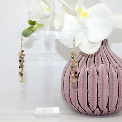 Turmalin Gemstone Ohrring